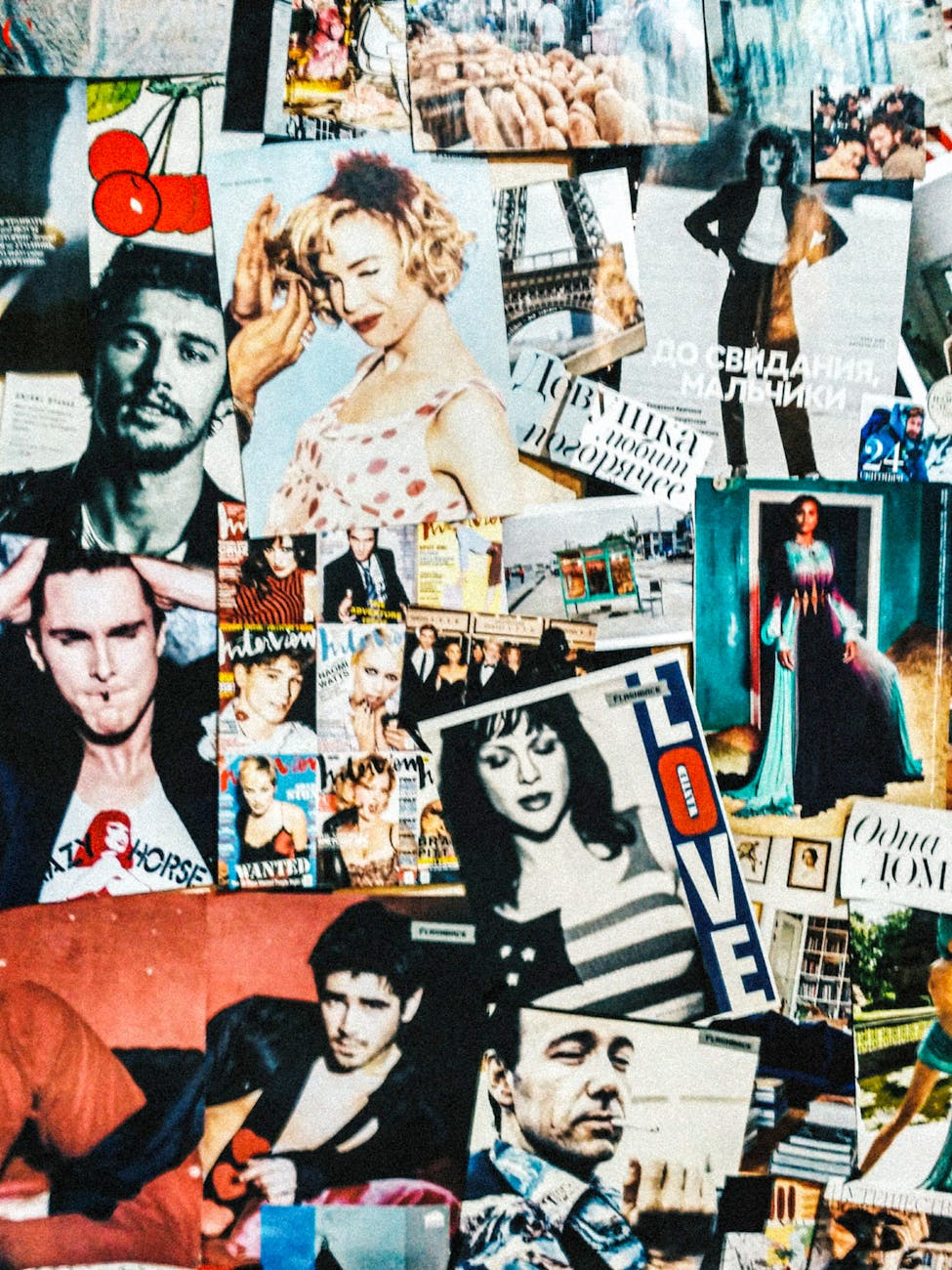 collage with different pictures