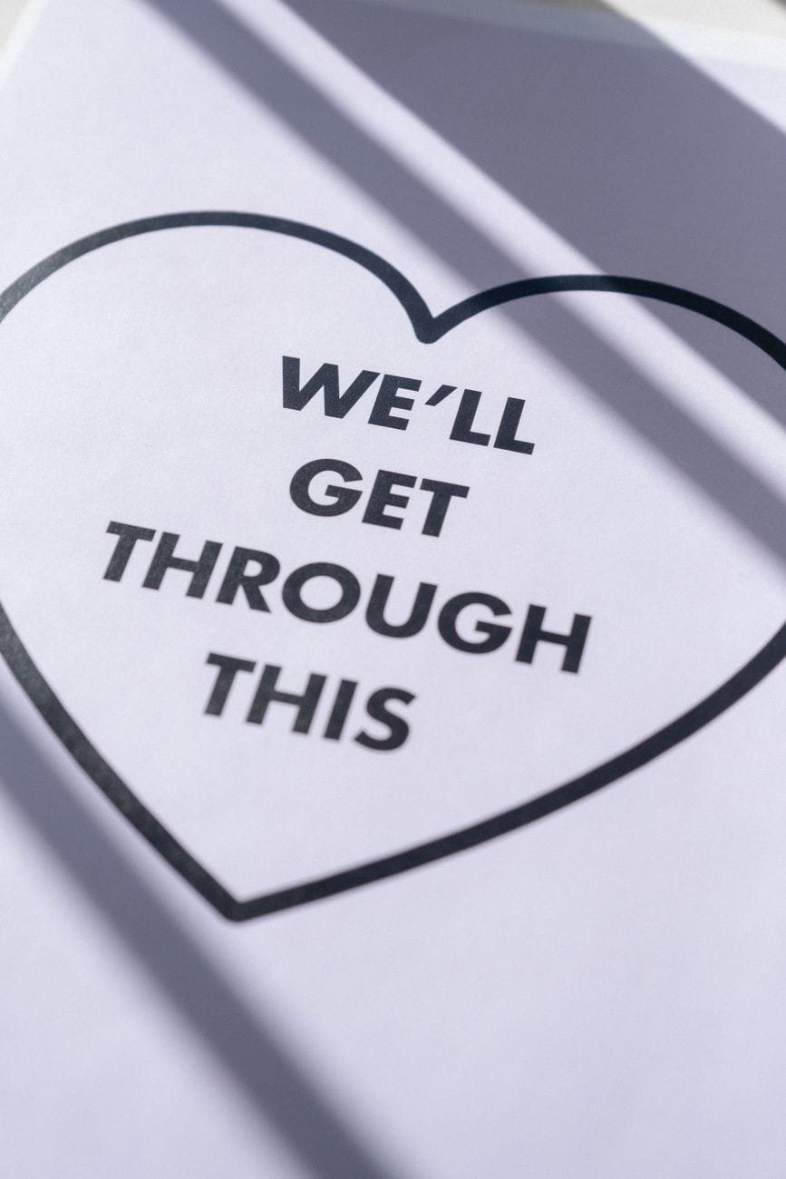 text in heart